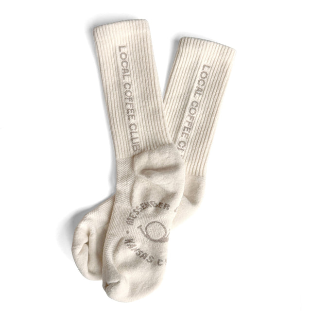 Local Coffee Club Crew Socks - Messenger Coffee