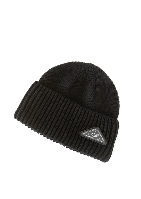 Messenger Knit Stocking Cap Black