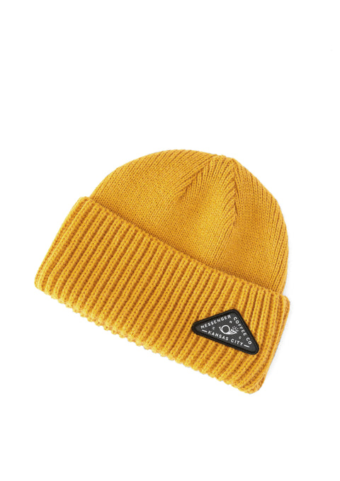 Messenger Knit Stocking Cap Gold